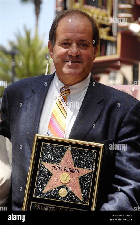 Star On The Hollywood Walk Of Fame Ceremony For Espns Chris Berman