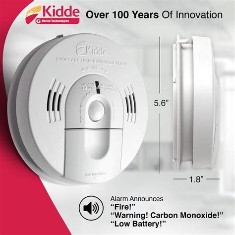 Kidde Hardwired Combination Carbon Monoxide And Smoke Alarm