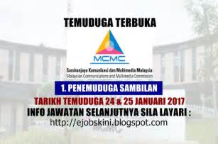 Temuduga terbuka phn industry sdn bhd (phn) jawatan: Temuduga Terbuka Suruhanjaya Komunikasi dan Multimedia ...