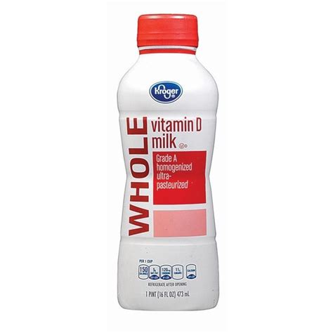 Kroger Vitamin D Whole Milk 1 Pt Instacart