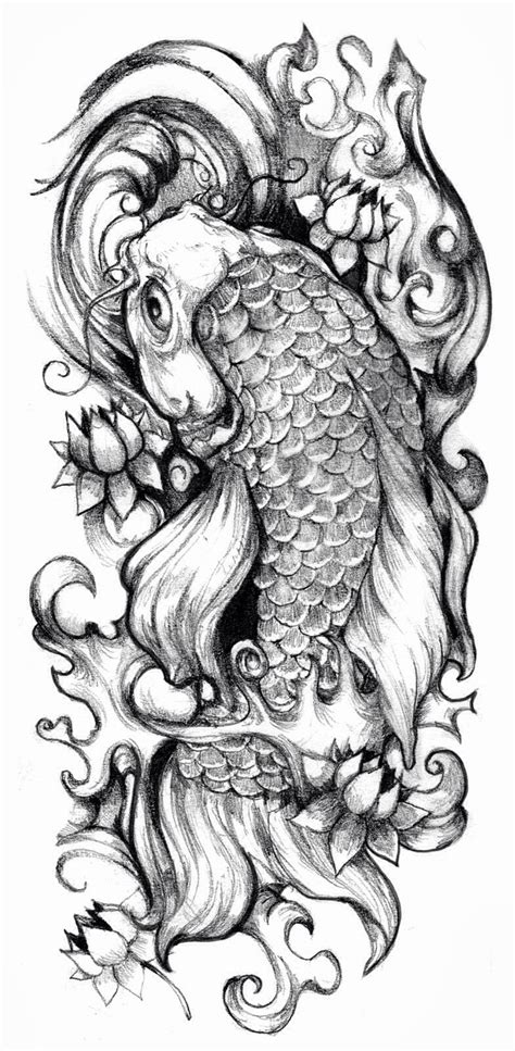 Red is a sign of masculine strength, black symbolizes being triumphant, and blue represents overcoming obstacles. 416 best koi images on Pinterest | Tattoo ideas, Fish ...