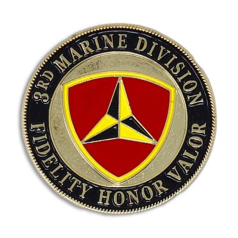 3rd Marine Division Coin Devil Dog Depot