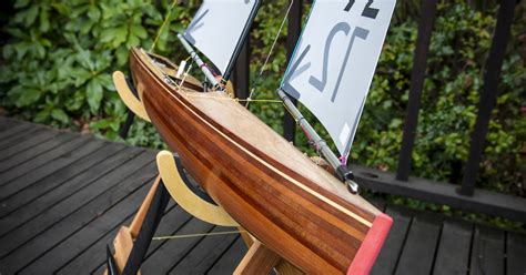 Presenting The Vickers V8 Wooden Iom Rc Sailboat