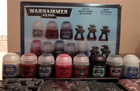 Im Starting With A Warhammer 40k Paint Set For Dark Angels For 3900