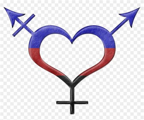 Polyamory Pride Heart Shaped Gender Neutral Symbol Pansexual Transgender Heart Hd Png