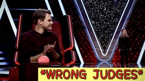 when judges made mistakes in the voice the x factor got talent youtube