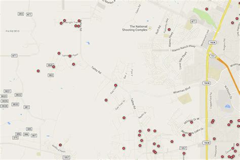 Registered Sex Offender Map Of San Antonio Area Zip Codes San Antonio