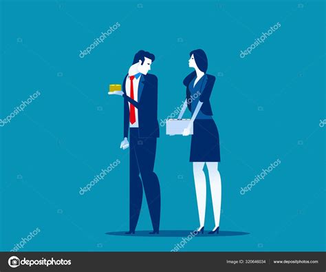 Business People And Different Salaries Concept Business Vector Stock