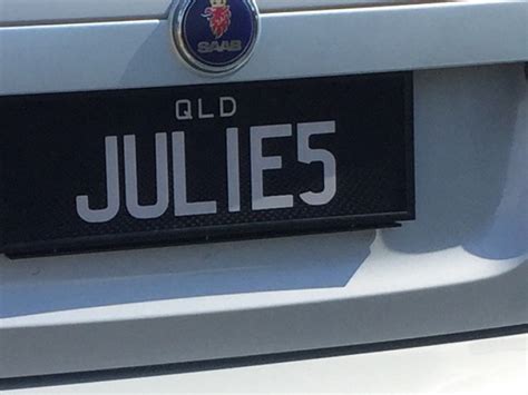 Julie5 Jul1e5 Number Plates For Sale Qld Mrplates