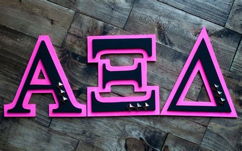 Letters of love alpha xi delta. Greek Alpha Xi Delta IttXi Letters. $20 (With images ...