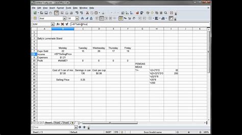 8 Libre Office Calc Open Office Calc Excel Tutorial Define Cells