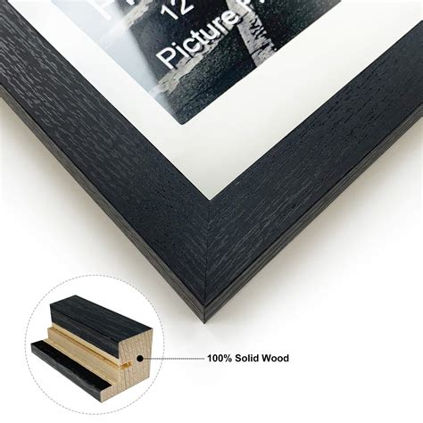 Finefrarm 12x16 Frames Display 11x14 Picture With Mat Or 12 X 16 Photo