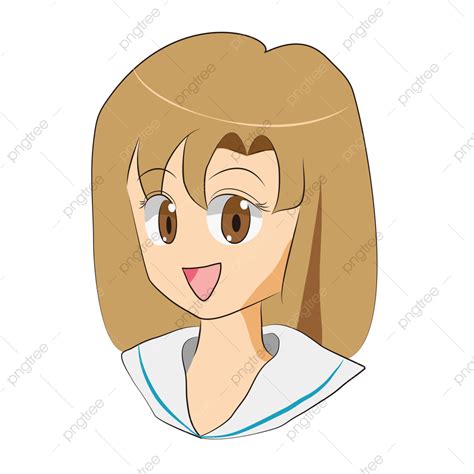 Gambar Materi Gadis Animasi Vektor Anime Karakter Animasi Karakter