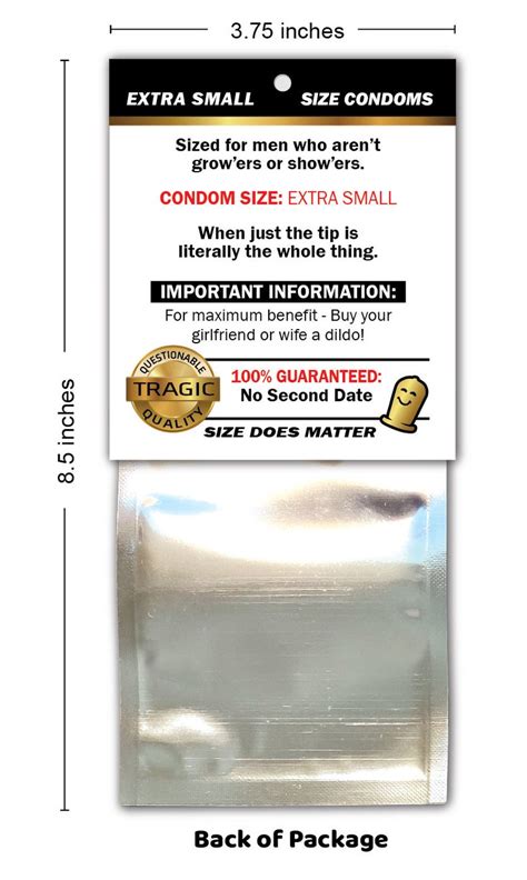 Micro Small Mini Condoms Tiny Pecker Willy Gag Joke Etsy Australia