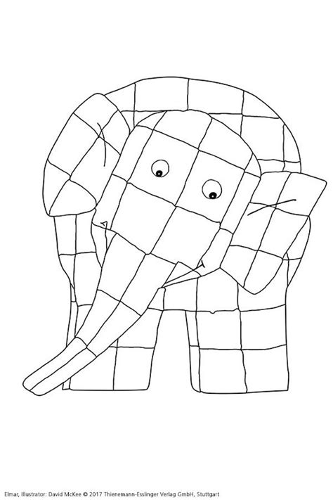 Elefant aus einem gelschein falten. #elmar #mckee #malen #ausmalen #vorlage #kinderbuch #autor ...