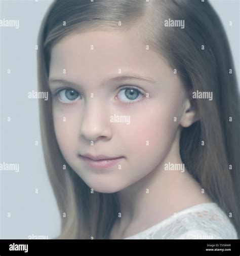 Portrait Of Girl Stock Photo Alamy