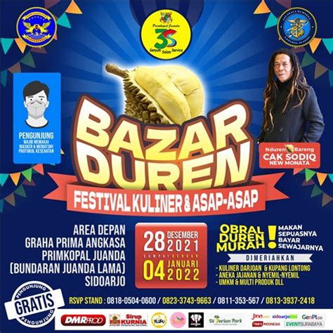 Bazar Duren Festival Kuliner Dan Asap Asap Eventsurabaya