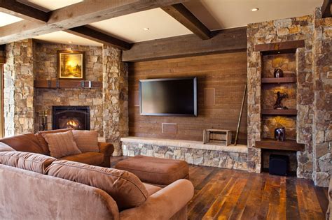 25 Gorgeous Living Rooms With Stone Walls Decor Units