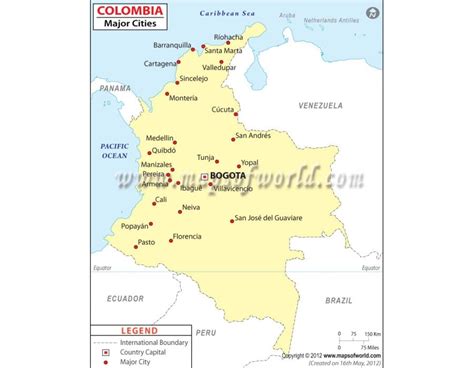Colombia Major Cities Map Mow Amz On Twitter India Map Political