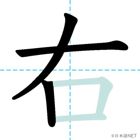 JLPT N5漢字右の意味読み方書き順 日本語NET