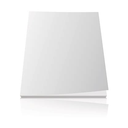 Free downloads, great for printing and sharing online. Blank Magazine Template Cover On White Stock Illustration ...