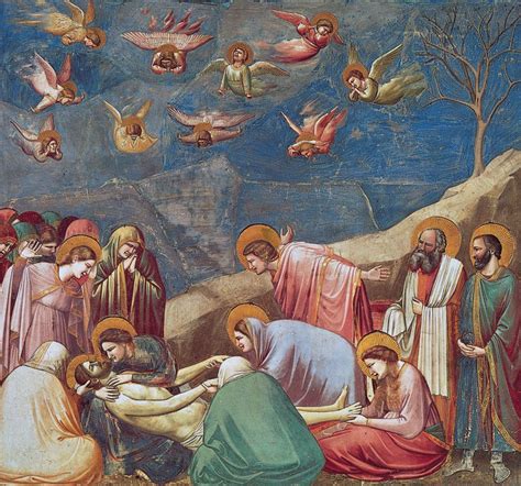Arena Chapel Lamentation Giotto Di Bondone 1305 Italian
