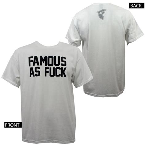 Famous Stars And Straps Faf Bold Logo T Shirt White Merch2rock