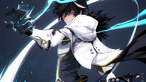 Download 1920x1080 Raven Elsword Magic Anime Boy Cape