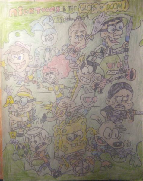 Nicktoons And The Globs Of Doom Poster By Youdraw4557 On Deviantart