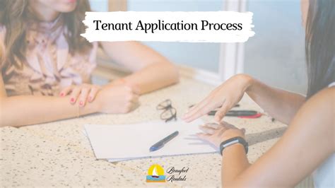 What Is Included In The Tenant Application Process In Beaufort SC