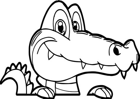 Alligator Cartoon Drawing Free Download On Clipartmag