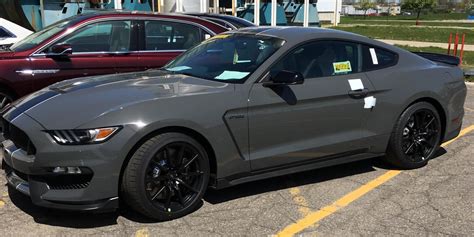 Lead Foot Gray Looks Smashing On 2018 Shelby Gt350 Mustang Autoevolution