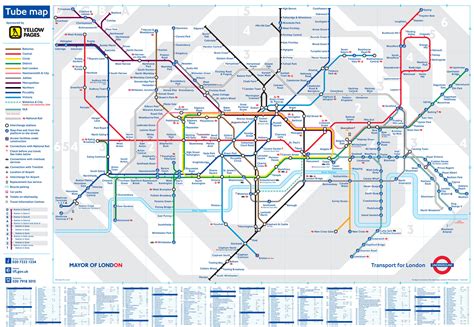 London Tube Calendar Page