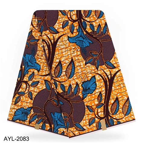 Wholesale Cotton Visco Wax Print Fabric Real Ghana Wax African Wax