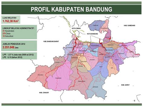 Peta Wilayah Kabupaten Bandung