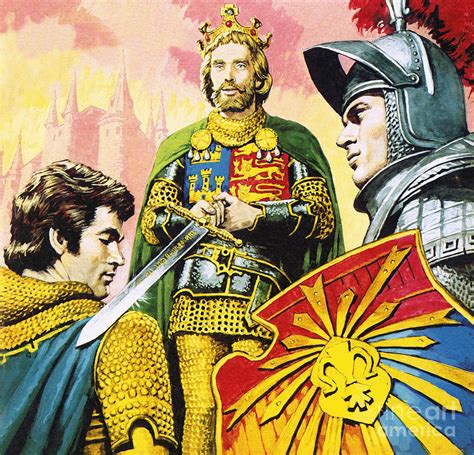 King Arthur Painting By Roger Payne Fine Art America