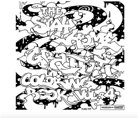Graffiti Coloring Pages Free