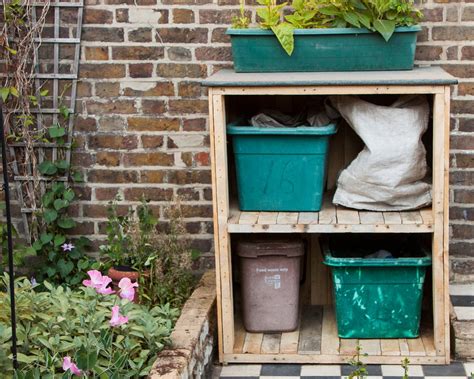 Recycling Bin Storage Outdoor Garden Cupboard