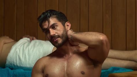 ausCAPS Irving Peña and Dario Yazbek Bernal shirtless in La Casa De