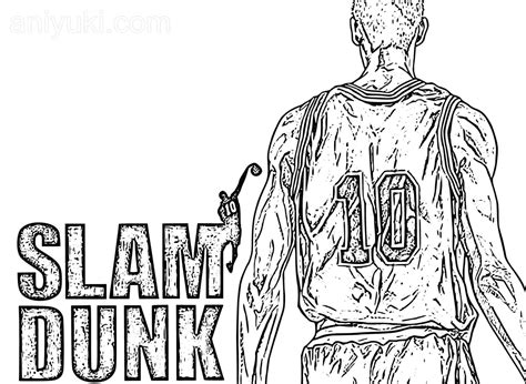 Dibujos De Slam Dunk Para Colorear Aniyuki Com