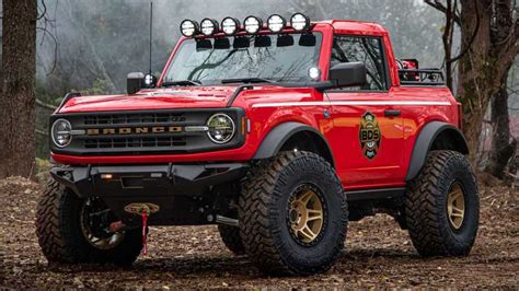 Worlds First Slammed Ford Bronco Rides Low On Adaptive Air Suspension