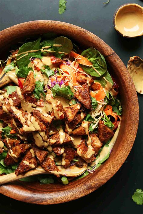 50 vegan protein salads vegan dinners whole food recipes tempeh recipes