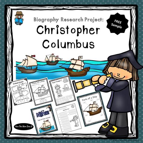 Free Christopher Columbus Research Pages