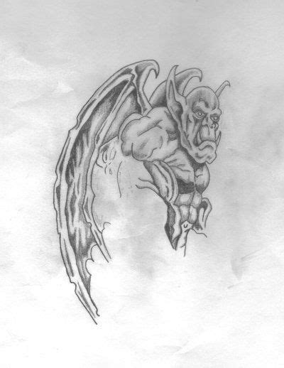 Gargoyle Stencil In Progress By Whispered Echo On Deviantart With