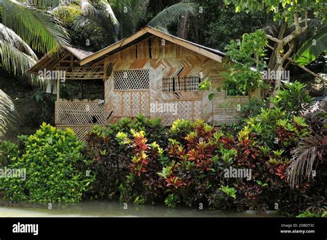 Philippines Hut On Bohol Stock Photo Alamy