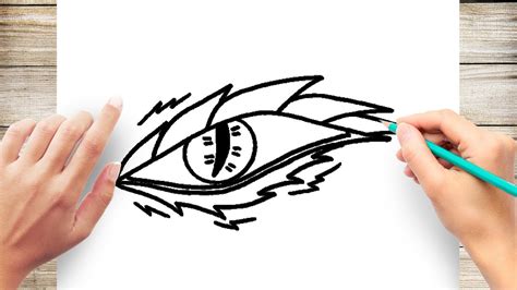 How To Draw Dragons Eye Easy Youtube