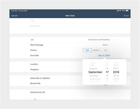 Pickers Sap Fiori For Ios Design Guidelines