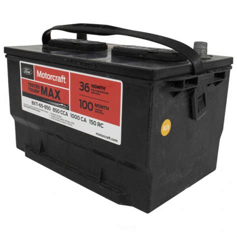 Vehicle Battery Tested Tough Max Battery Motorcraft Bxt 65 850 For Sale