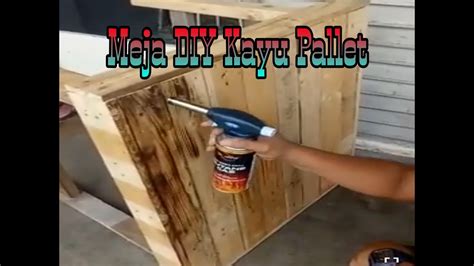 Practical, strong and long lasting to use as organizer rack. 1. Meja DIY Diperbuat Dari Kayu PALLET Terpakai - YouTube