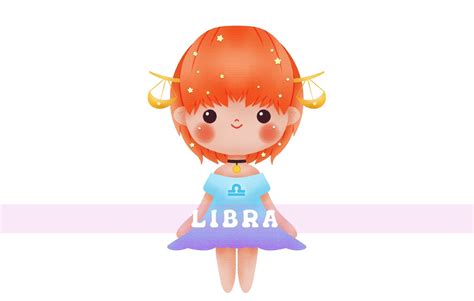 Libra Zodiac Chibi Girl Graphic By Mylittledoodles · Creative Fabrica